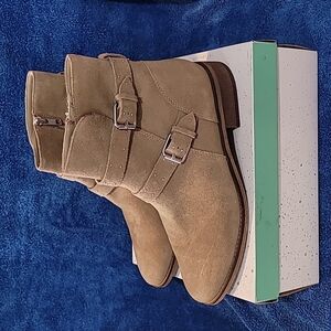 Abound Steph-PU Nude Patent women's size 10 heeled boots